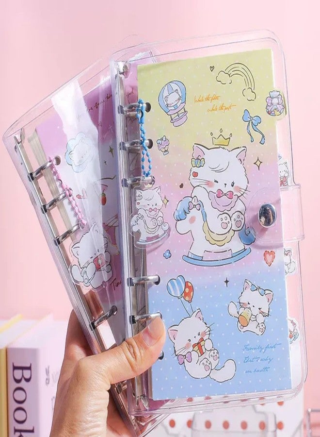 SAMVARDHAN Diary Set - Notebook with Lock Button for Girls, Kawaii Spiral Diary for Kids, 3D Journal Notebook Diary for Girls, Birthday Gift for Kids - 80 Sheets,Pack of 1 (Random Print (Cat)) - Image 3
